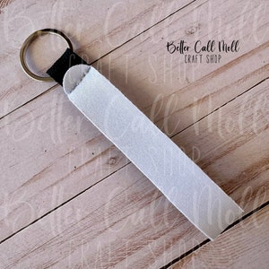 Neoprene Wristlet Keychain Sublimation Blank