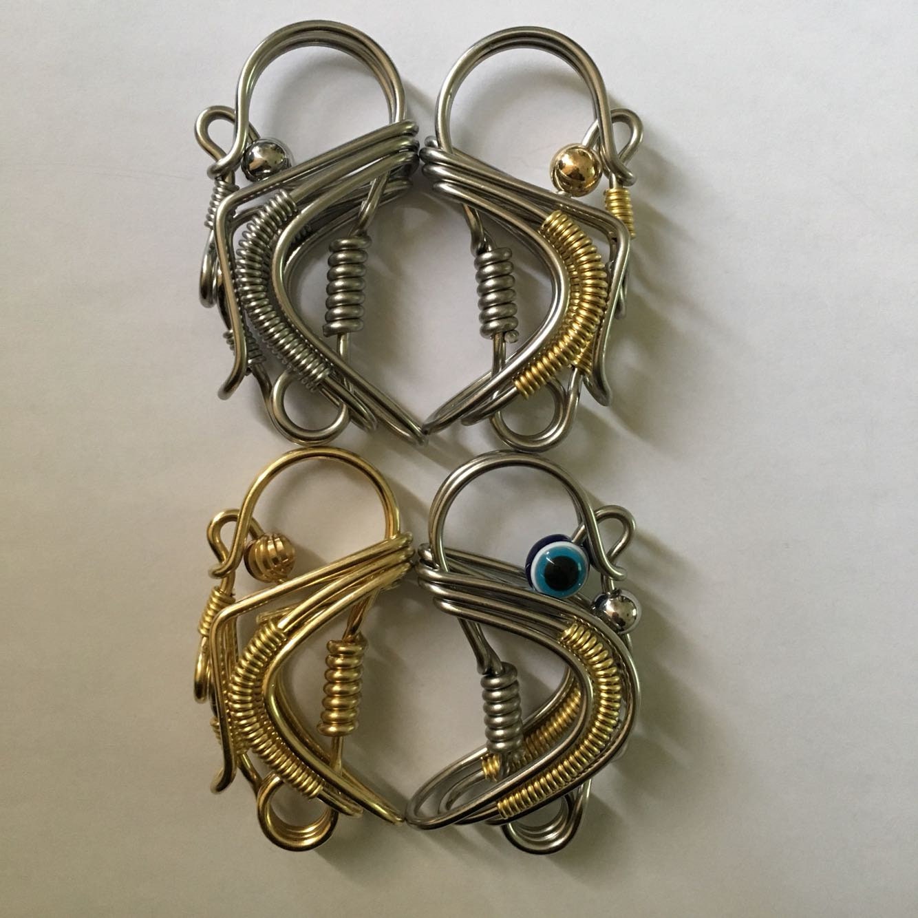 Ctoom keychain wire keychain for men handmade wire wrapped Etsy