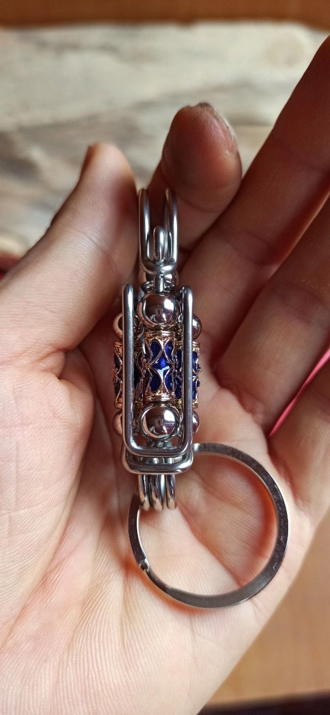 Handmade keychainctoom keychain for menhandmade wire wrapped Etsy