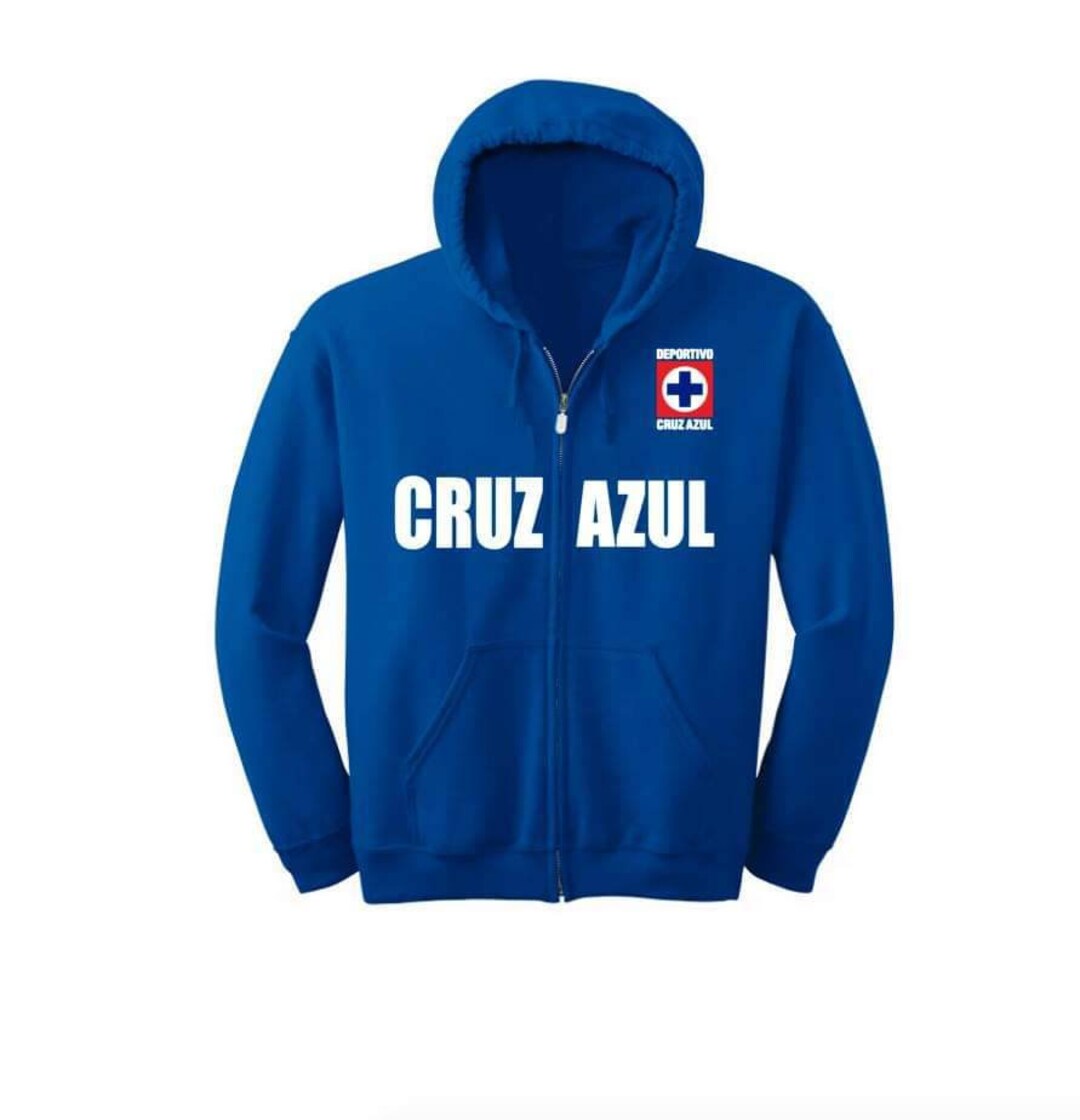 Cruz Azul Full Zip up Hoodie - Etsy