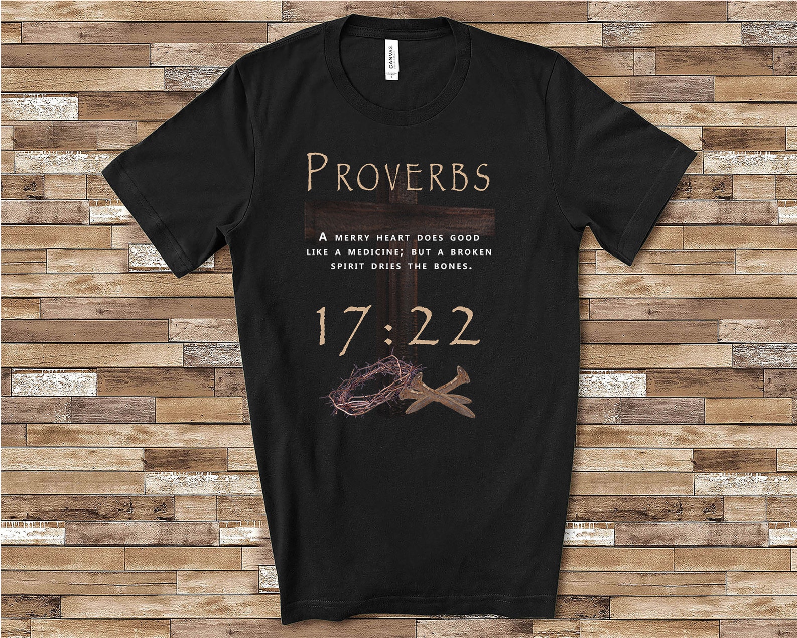 T-shirt Vintage Jésus Croix - 100% Coton, Style Graphique Pour Hommes