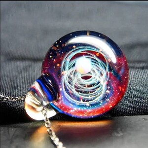 Dainty Stylish Solar System Necklace, Galaxy Astronomy Pendant Jewelry ...