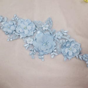 Lekkie kwiaty 3D w kolorze szampana, haftowana koronkowa aplikacja, białe, kość słoniowa, naszywki z koronki 3D do sukni ślubnej i tanecznej