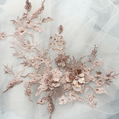Rose Gold Lace Dress - Etsy