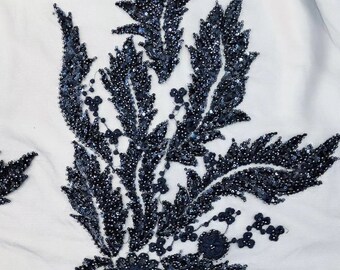 Navy Embroidered Lace Eb5010 main image 1
