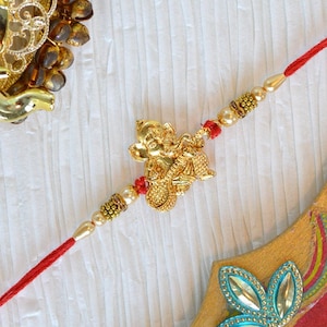 Rakhi for Brother | Rakhi | Rakhee for Bhaiya Bhabhi Kids Sister | Raksha Bandhan Rakshabandhan | Multicolor | Designer Thread Bracelet
