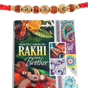Rakhi per il fratello per la festa propizia di Rakhi