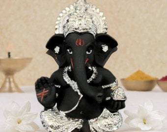 Odishabazaar Ganesha Idol for Car Dashboard/Home/Office Item 5.5x2x7.5 cm Odishabazaar Ganesha Idol for Car Dashboard/Home/Office Item 5.5x2x7.5 cm