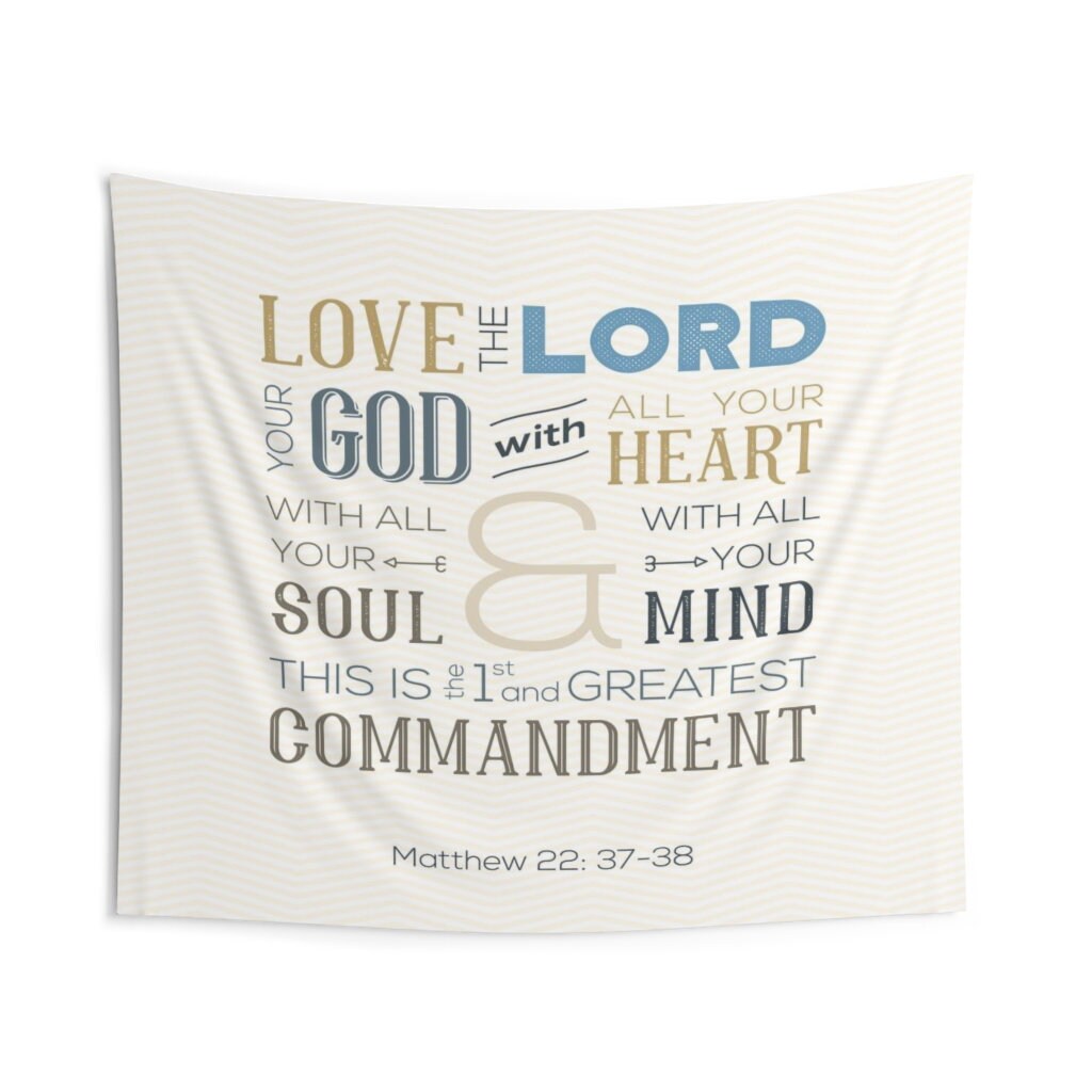Bible Verse Wall Art Religious Tapestry Scripture Tapestry Etsy