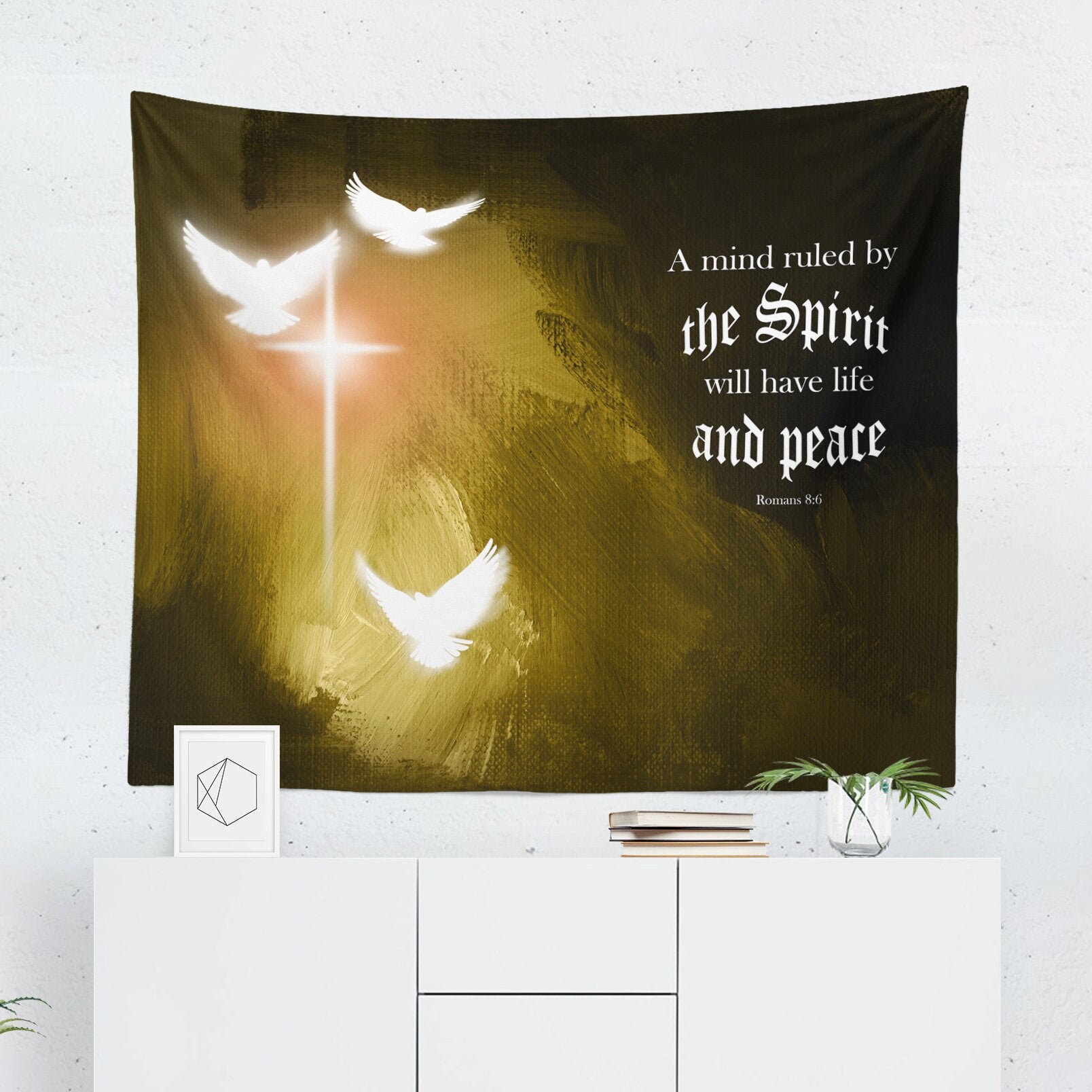 Scripture Tapestry Scripture Wall Tapestry Bible Verse  Etsy