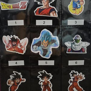 Dragon Ball Z-stickers (waterdicht)
