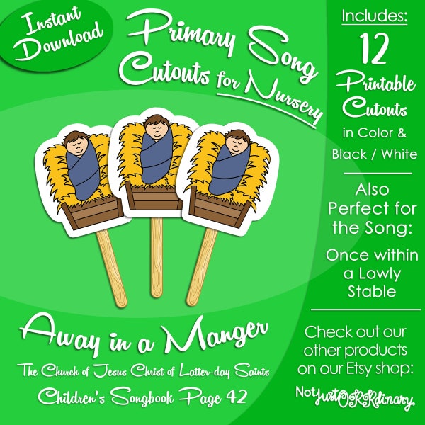 Away in a Manger - Etsy
