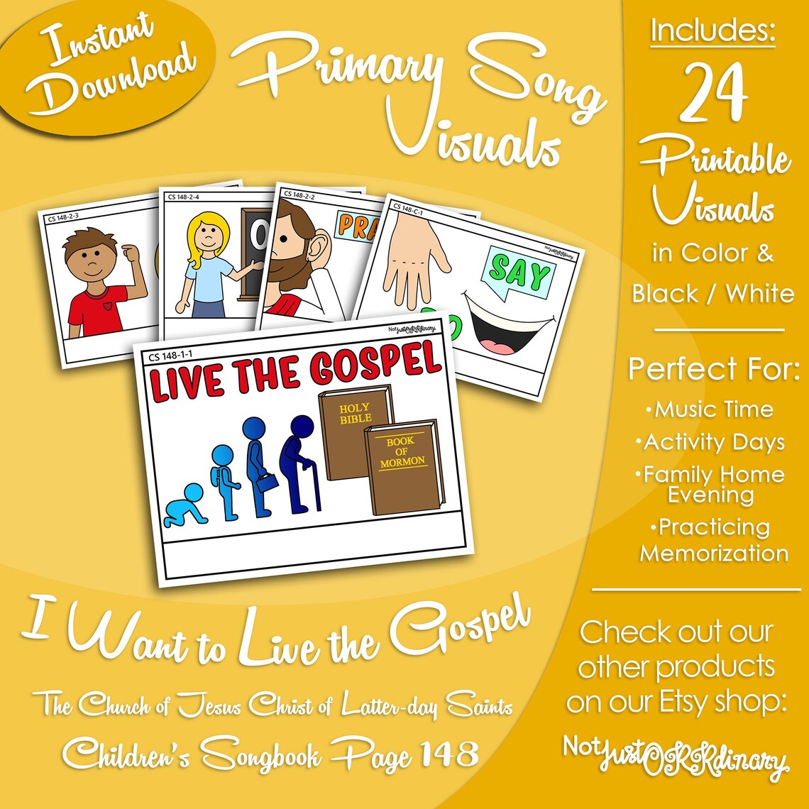 I Want to Live the Gospel Song Latter day Saint LDS Primary Etsy I Want to Live the Gospel Song Latter day Saint LDS Primary Etsy