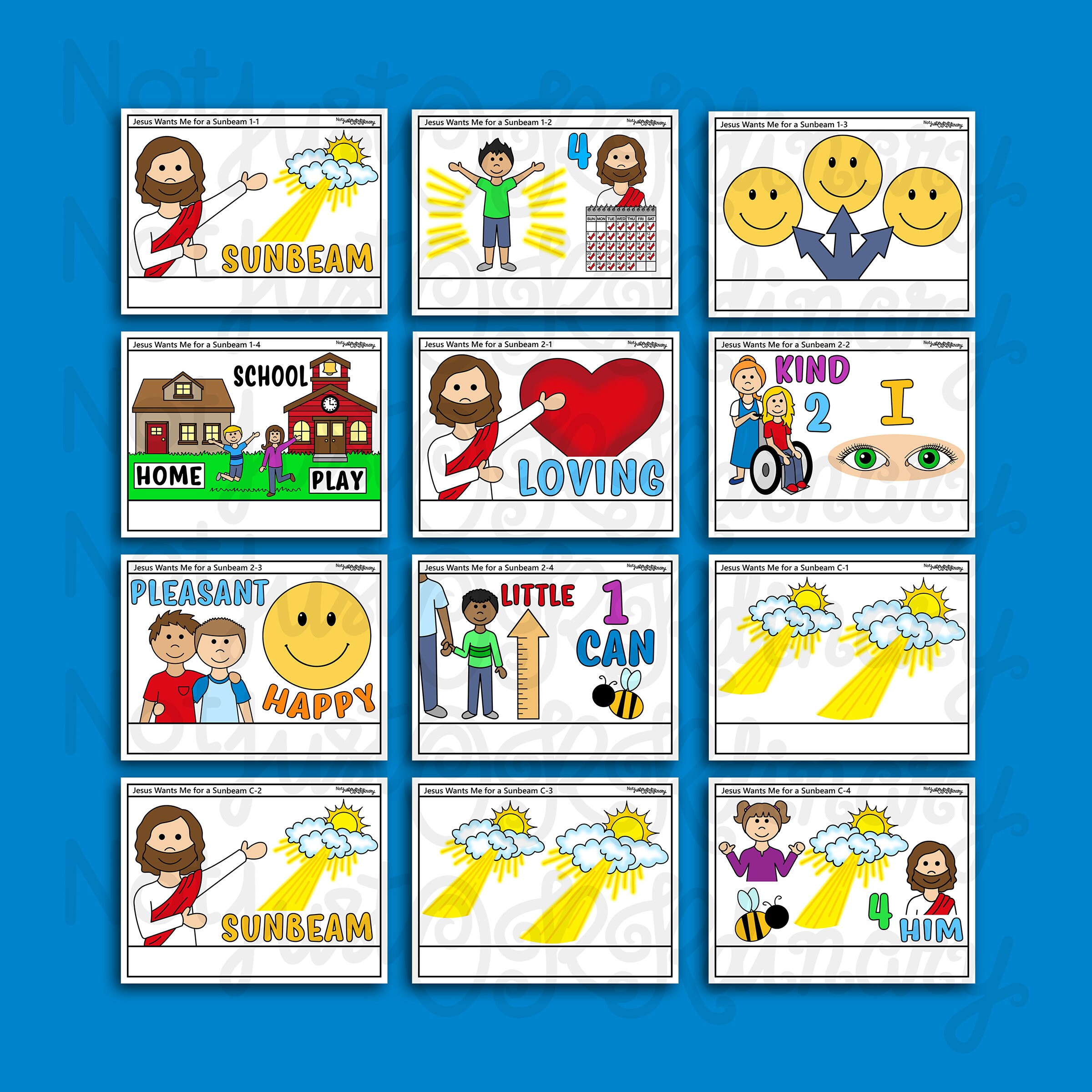 Jesus Wants Me for a Sunbeam Song Visuals, Latter-day Saint LDS Primary