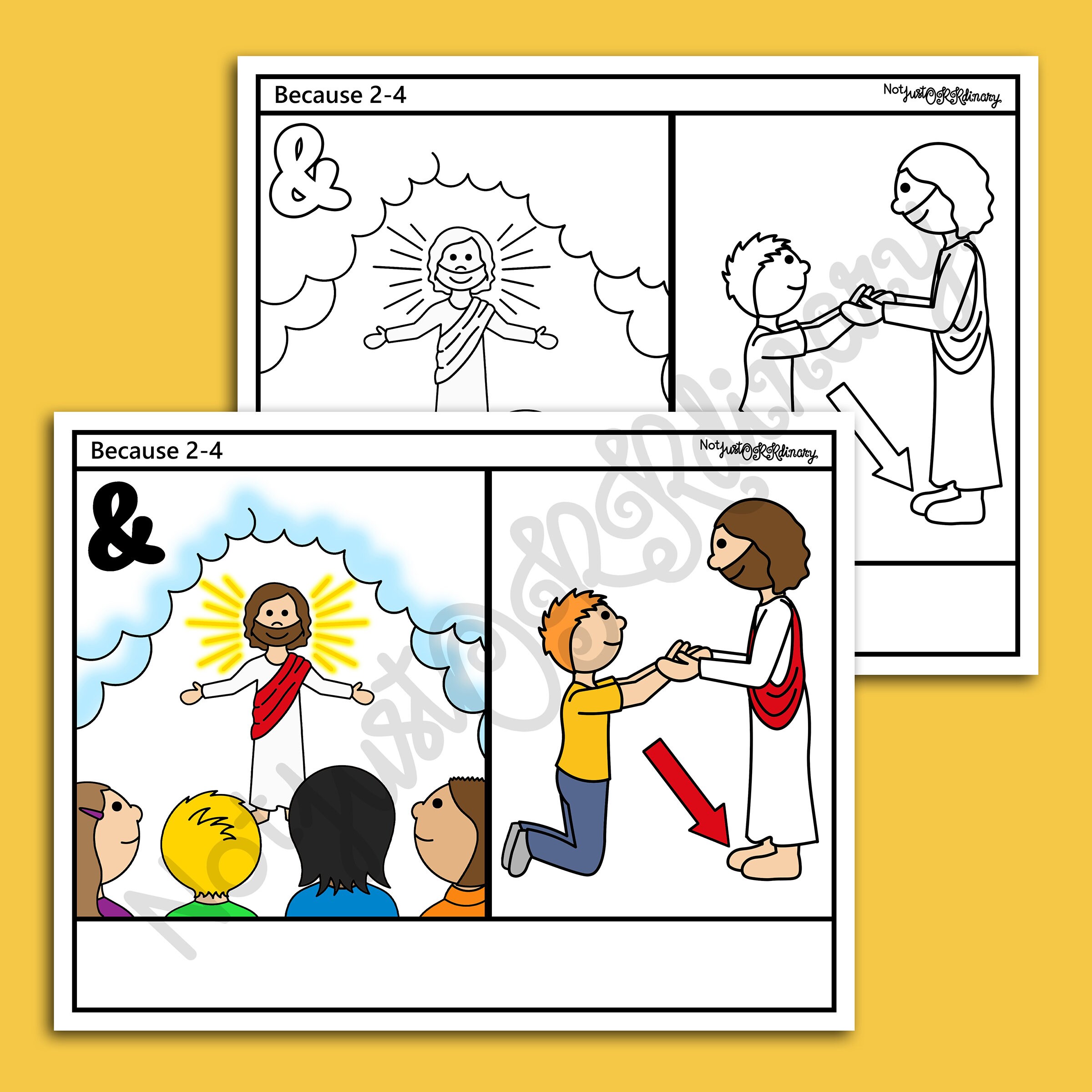 Because Song Shawna Edwards Latterday Saint LDS Primary Etsy