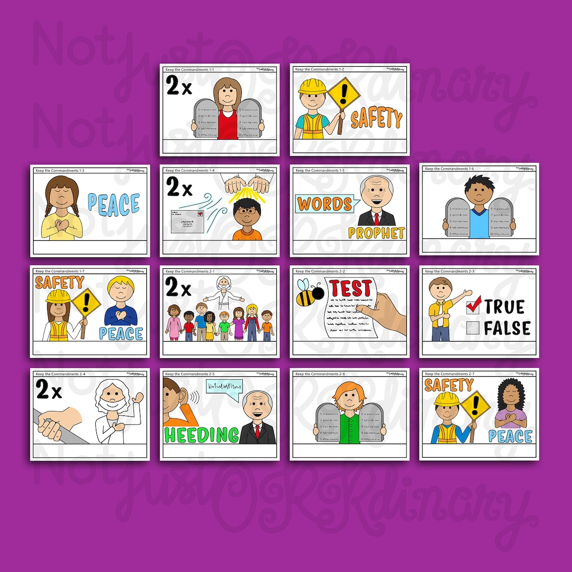 Keep the Commandments Song Latter-day Saint LDS Primary - Etsy