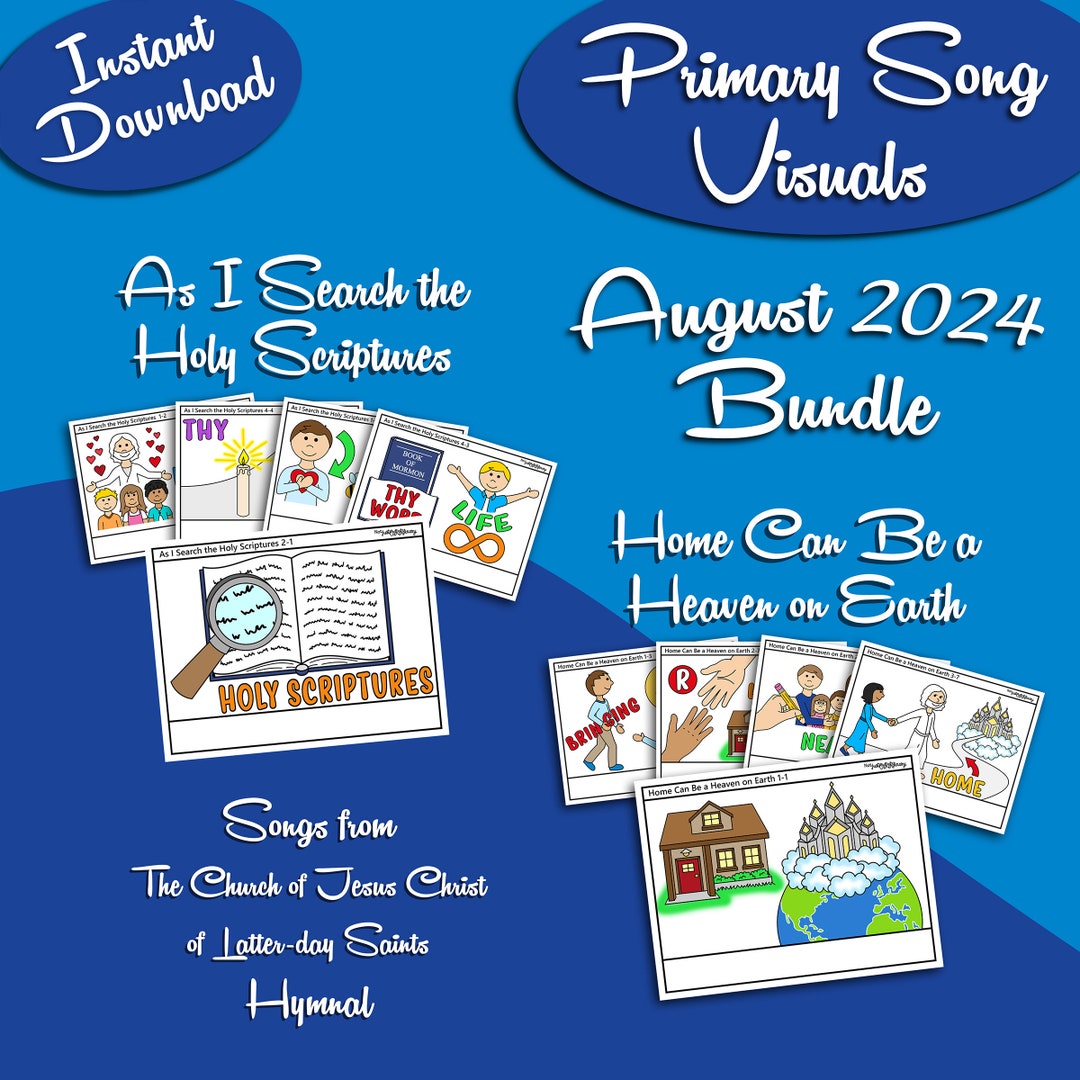 August 2024 Bundle Song Visuals, as I Search the Holy Scriptures, Home ...