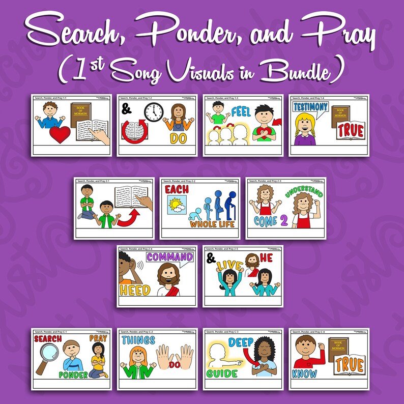 December 2024 Bundle Song Visuals, Search Ponder and Pray, Away in a ...