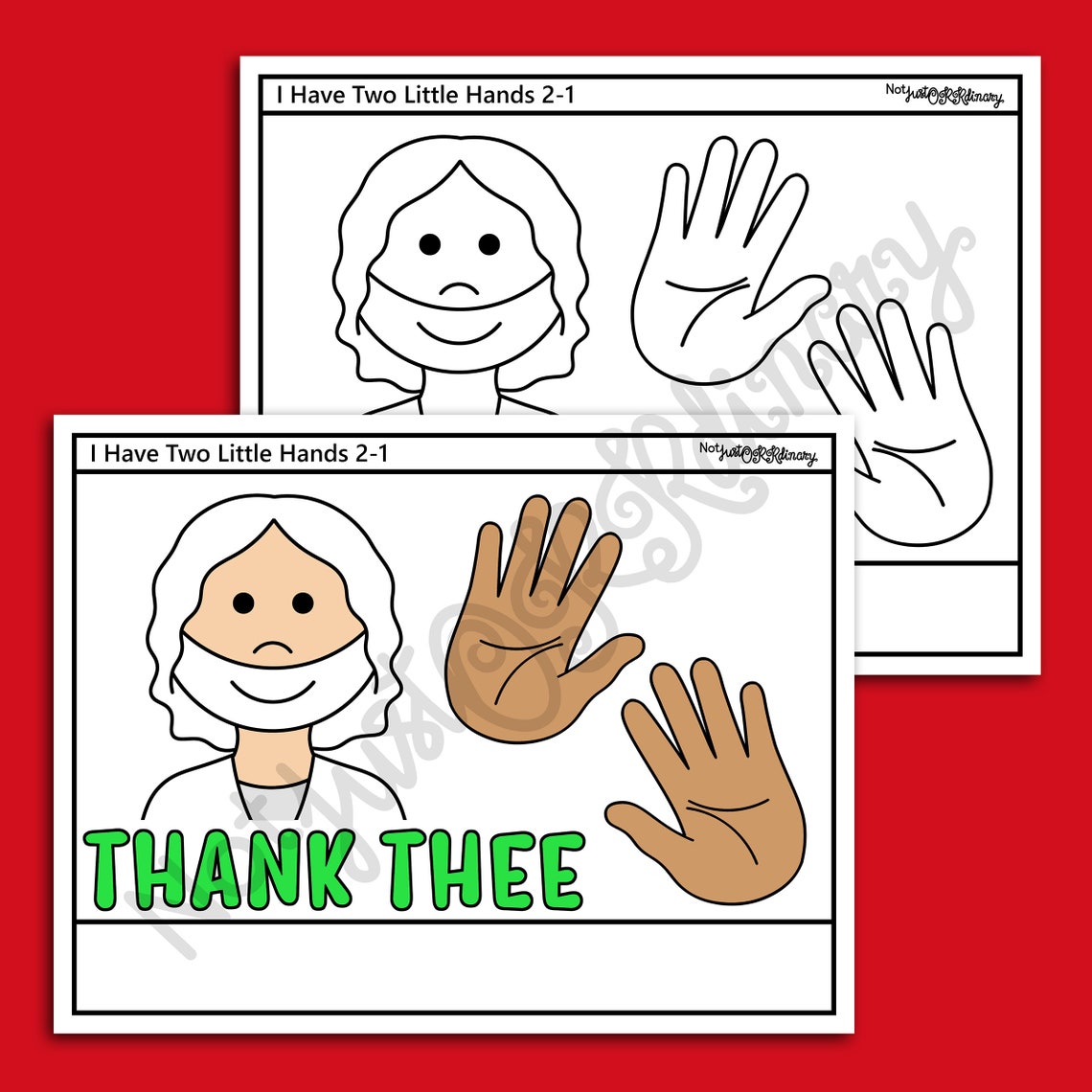 I Have Two Little Hands Song Latterday Saint LDS Primary Etsy