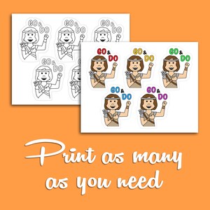 Nephi's Courage Song Cutouts for NURSERY, Latter-day Saint LDS Singing ...