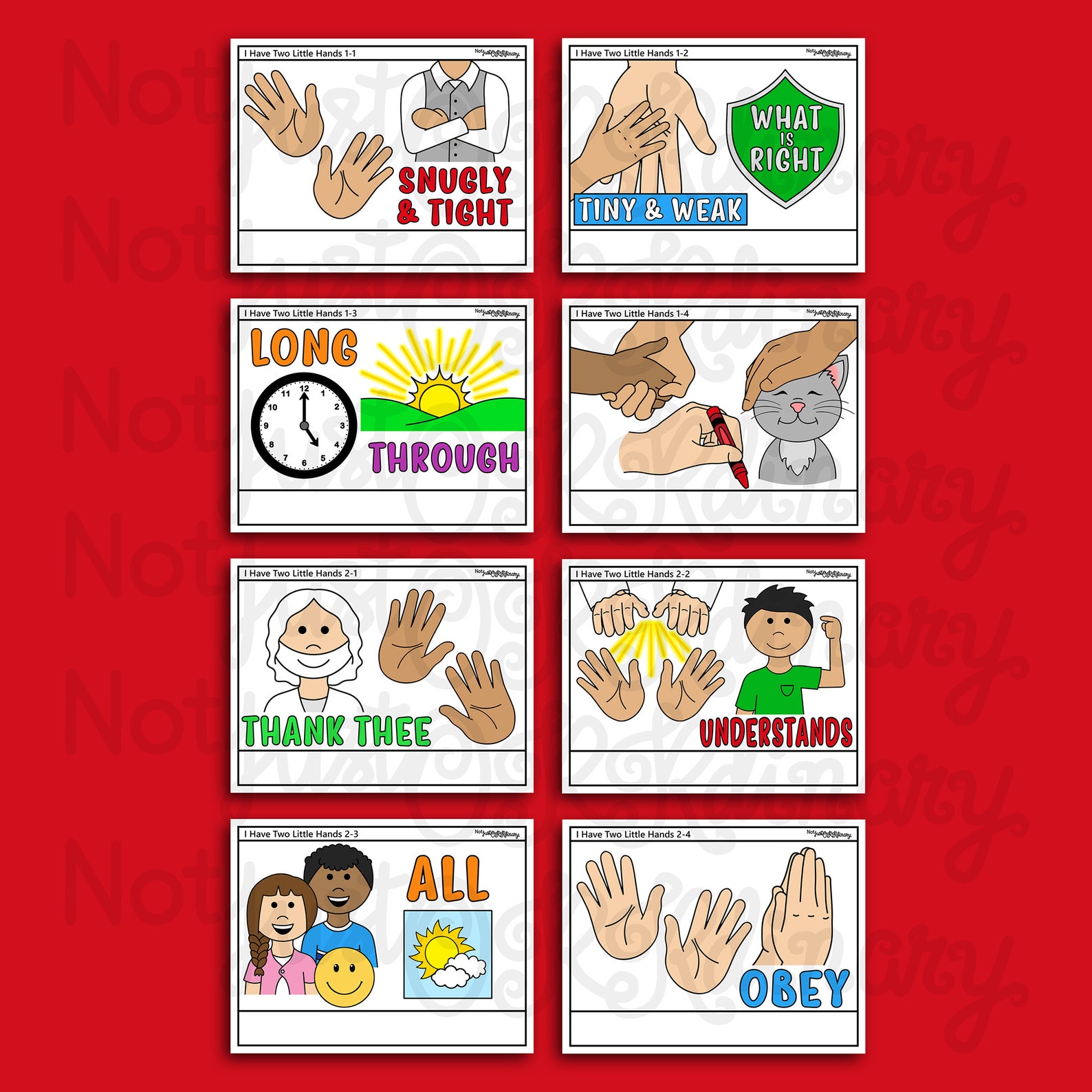 I Have Two Little Hands Song Latterday Saint LDS Primary Etsy