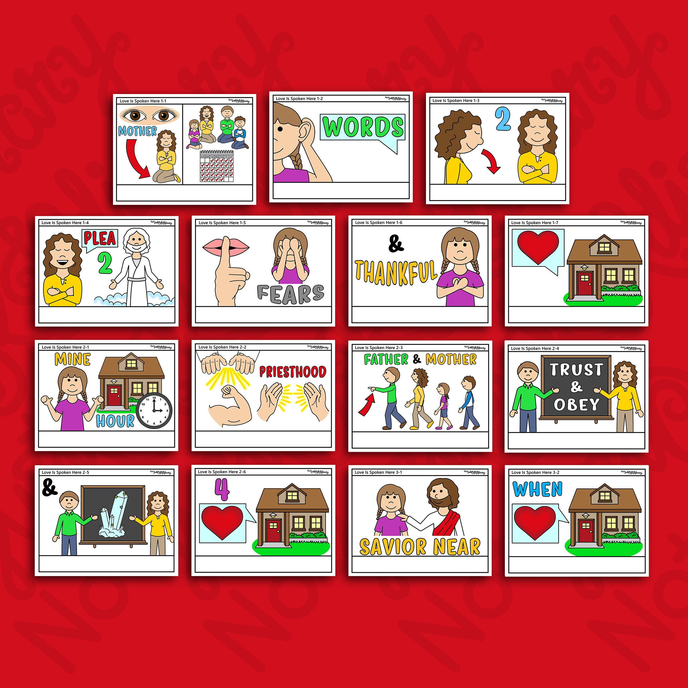 Love is Spoken Here Song Visuals, Latter-day Saint LDS Primary Singing ...