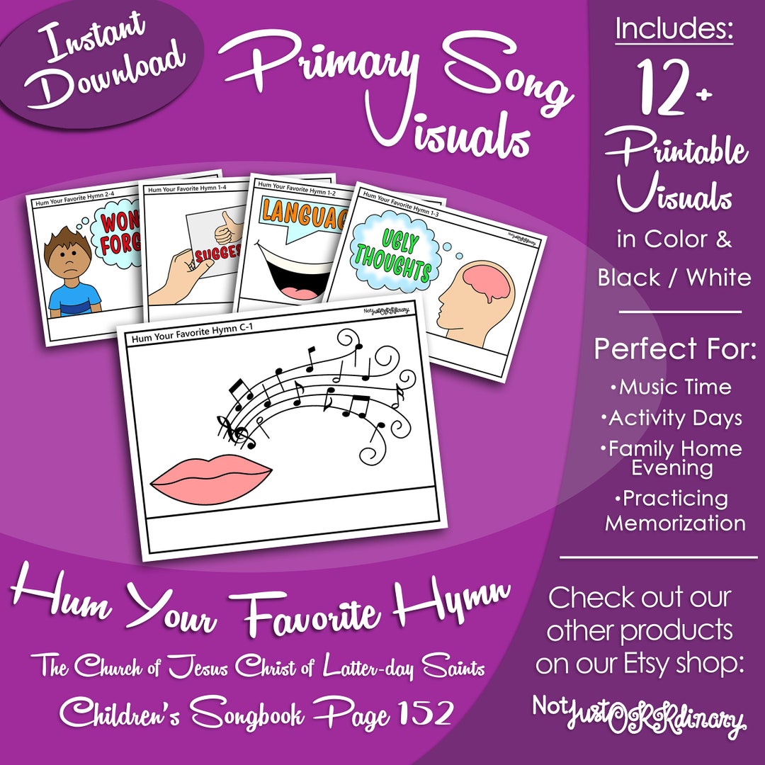 Hum Your Favorite Hymn Primary Song