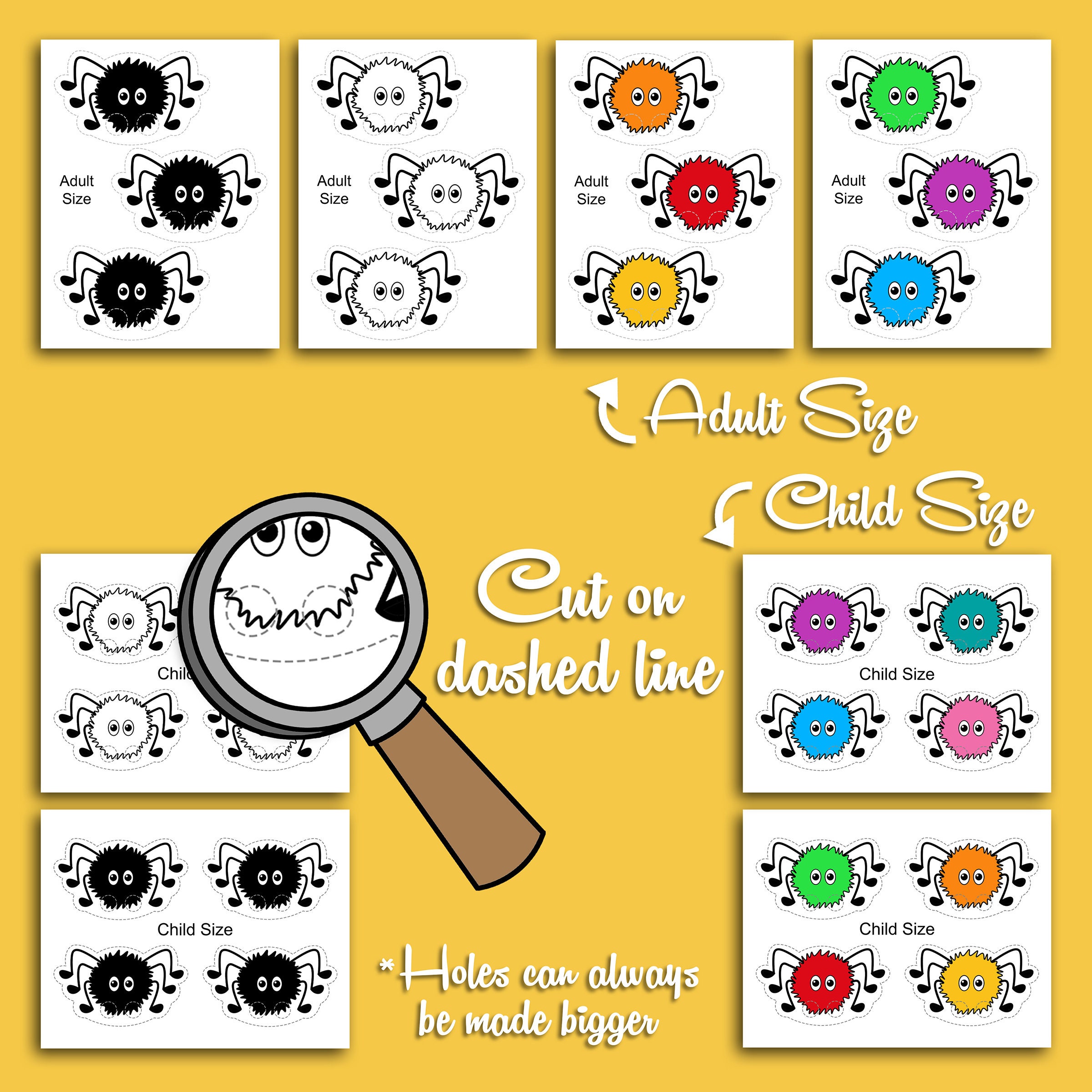 Itsy Bitsy Spider Finger Puppets, Song Cutouts for NURSERY, Latter-day ...