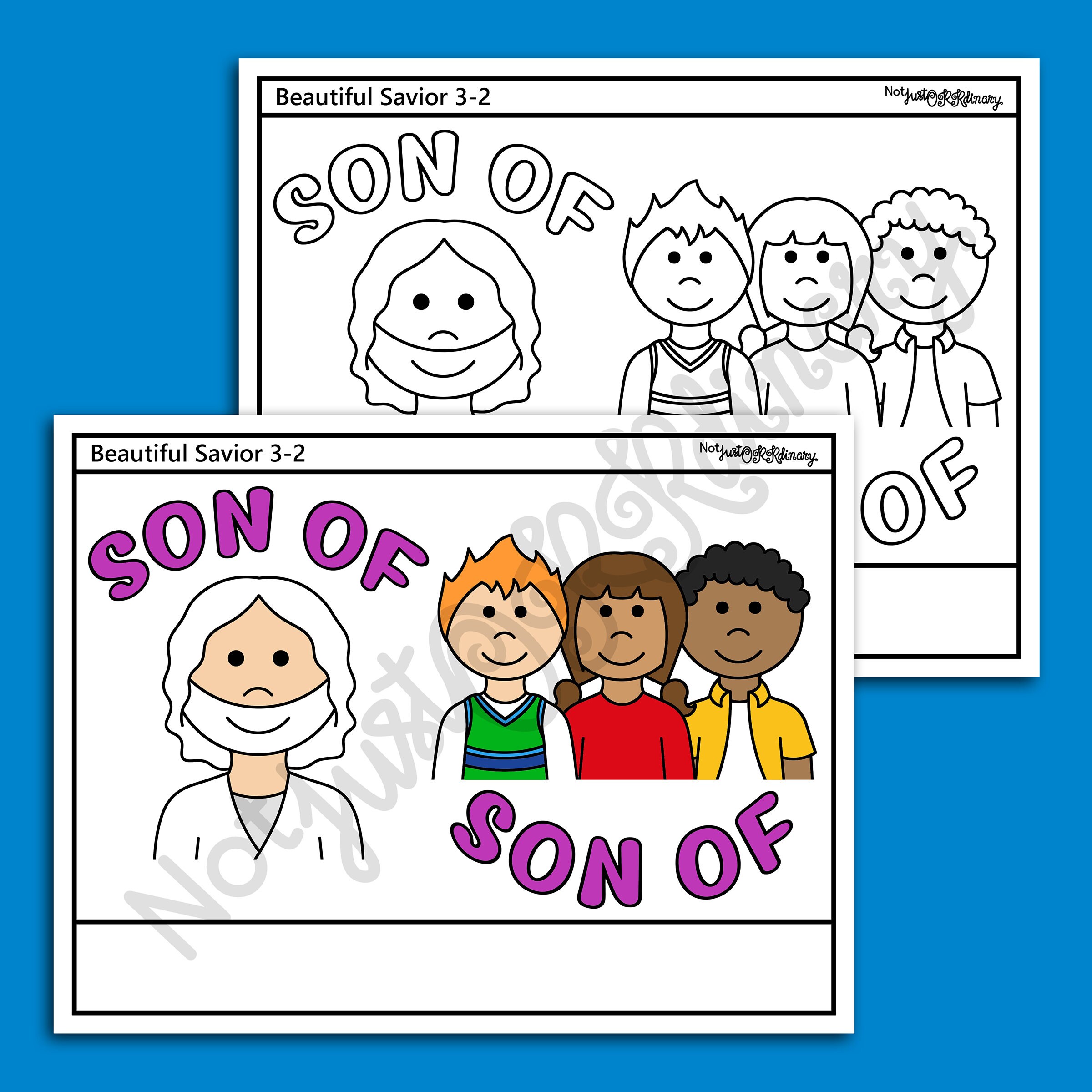 Beautiful Savior Song Visuals, Latter-day Saint LDS Primary Singing ...