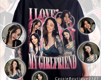 Camiseta pirata con foto personalizada "Amo a mi novia": Camiseta retro de los 90