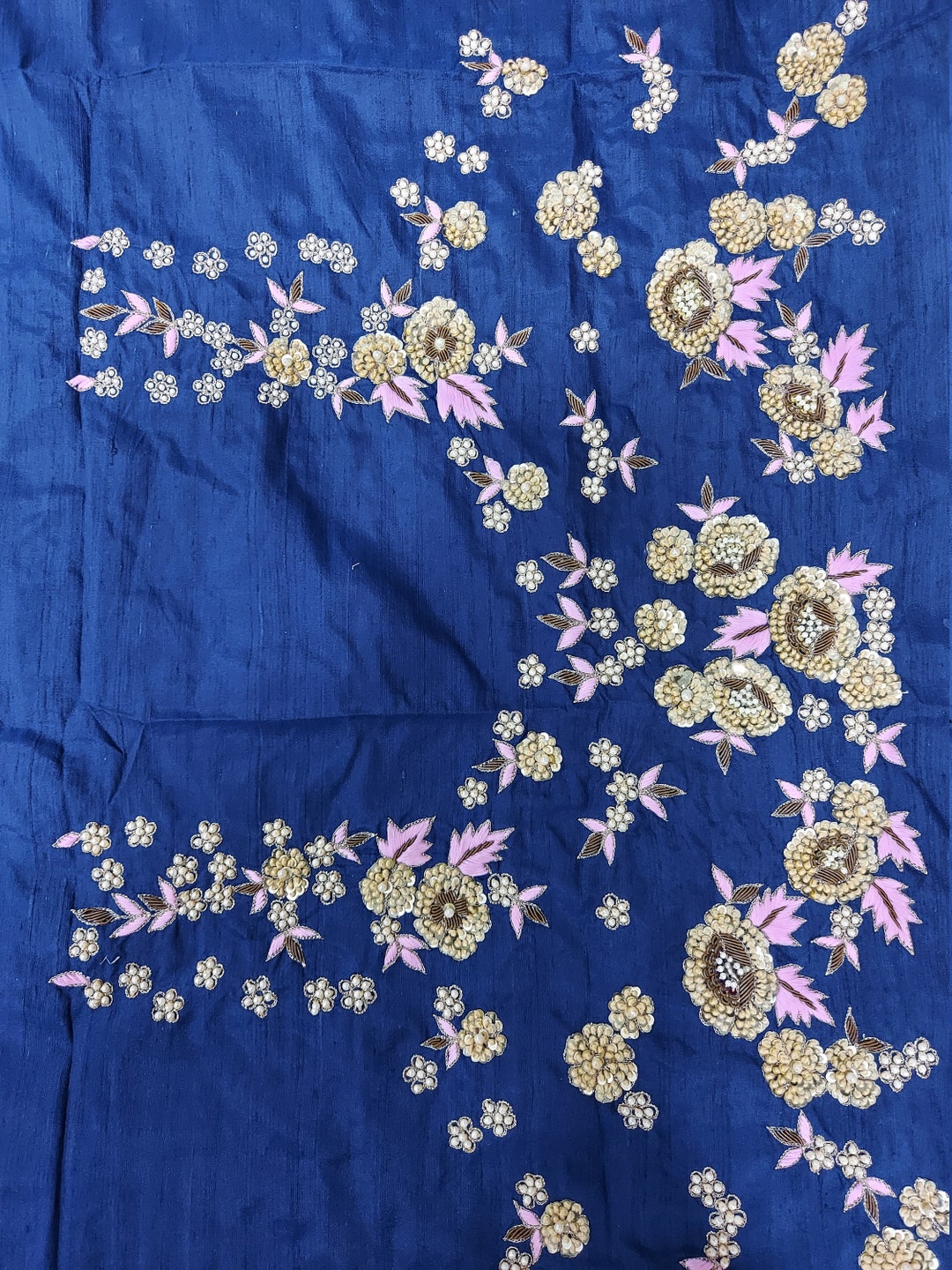 Royal Blue Hand Work Blouse main image 1