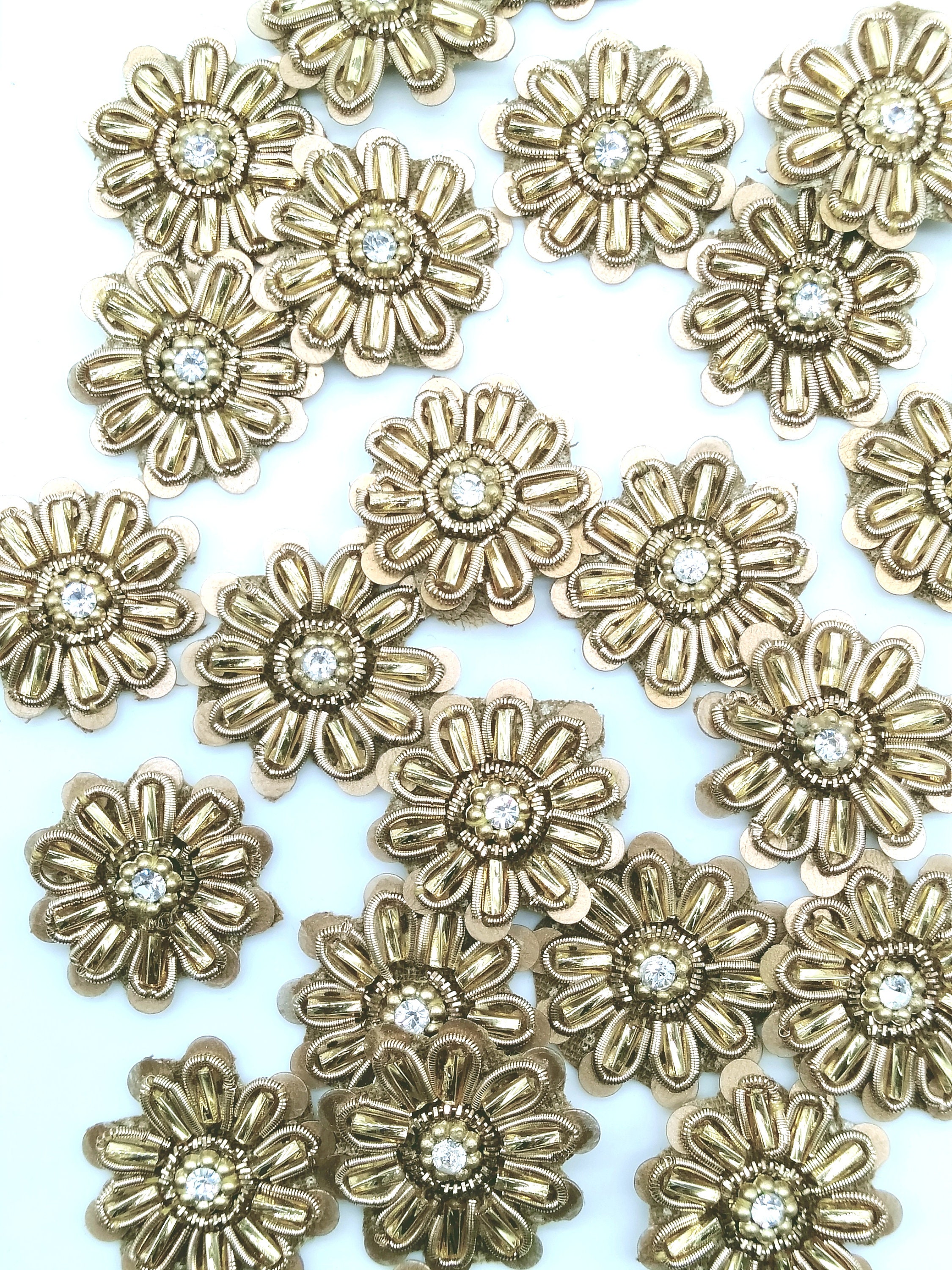 Small beautiful antique applique patch beaded applique  etsy australia