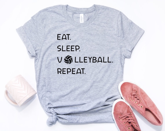 Volleyball T-Shirt Jersey Eat Sleep New Yth and Adult sizes