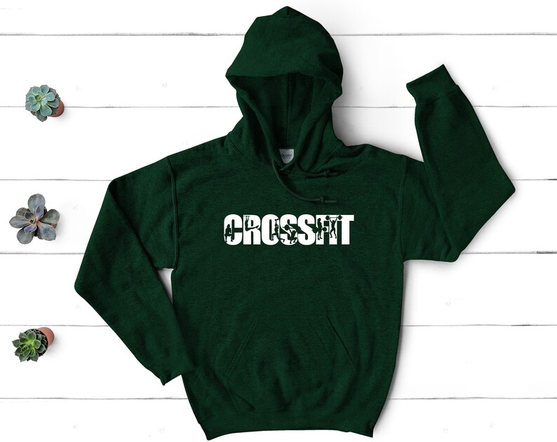 green crossfit hoodie