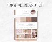 Digital Brand Identity Kit "Paris" | Brand Guidelines, Branding Guide Template & Board for Stunning Visual Identity
