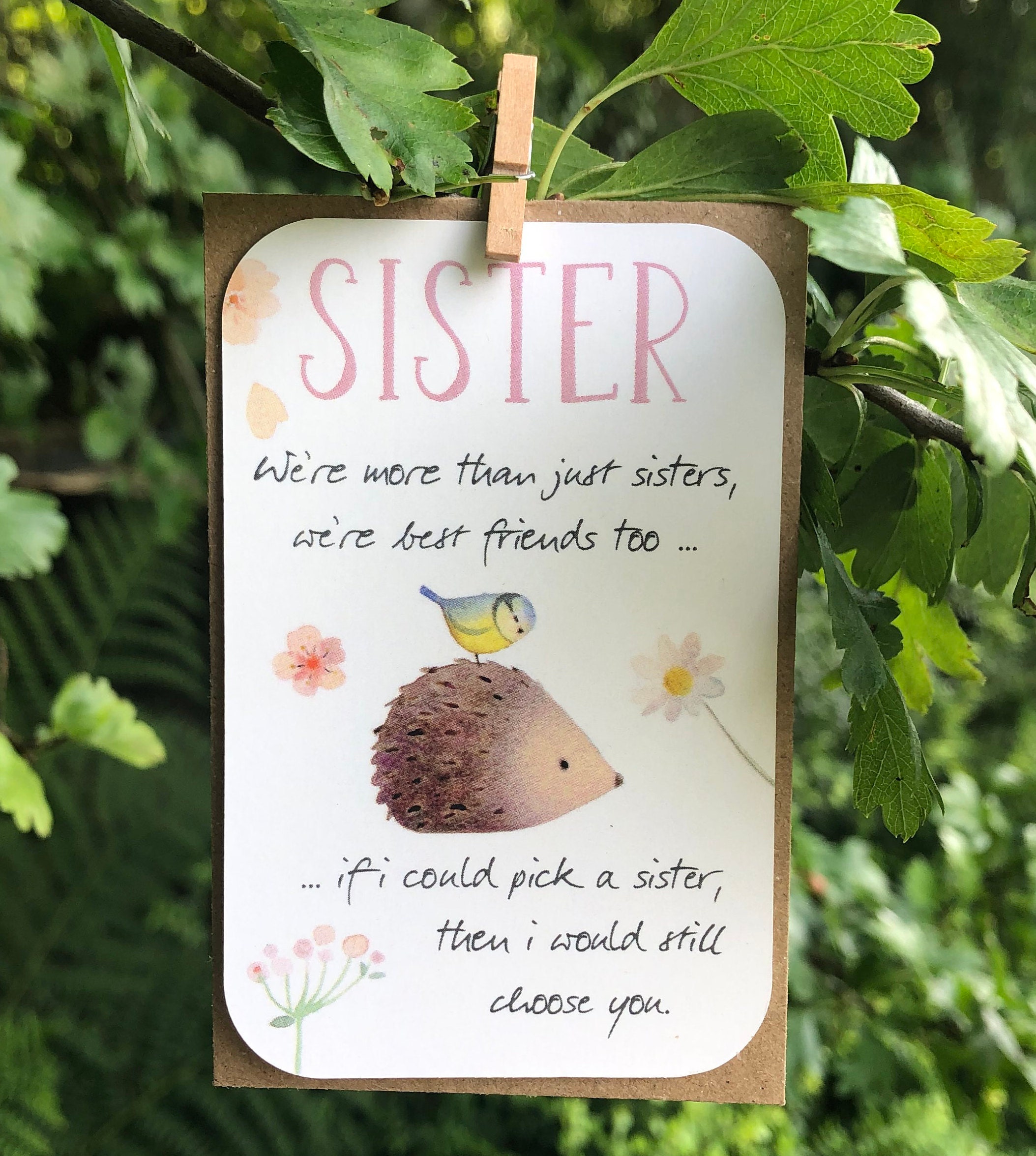 Alotozo Thank You For Being My Sister Wallet Card - Stainless Steel Engraved Keepsake For Birthday, Christmas, Or Just Because - View #9