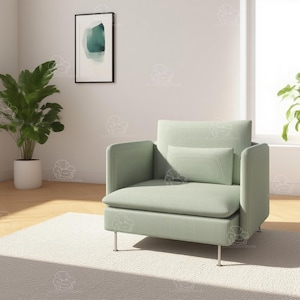 Replacement Cover For SÖDERHAMN 1 seat/SÖDERHAMN Sofa covers/Soderhamn couch cover/sofa covers/couch covers/couch covers for Soderhamn