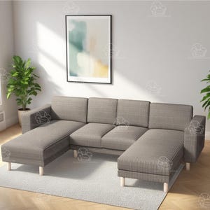Capa de reposição para NORSBORG 2 assentos + 2 chaise/capas de sofá Norsborg/capas de sofá Norsborg/capas de sofá/capa de sofá/capas de sofá para Norsborg