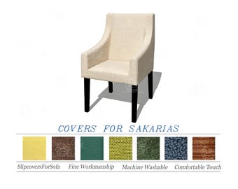 Funda de repuesto para sillón SAKARIAS/Más de 400 opciones de tela/Color personalizado/Retapizado de sofá/Fundas