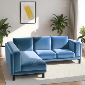 Ersatzbezug für NOCKEBY 2 Sitzer + Chaise (links/rechts)/Sofa Umpolsterung