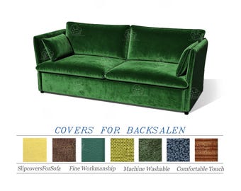 IKEA BACKSALEN 3人掛けソファ（長椅子付き）用ソファカバー