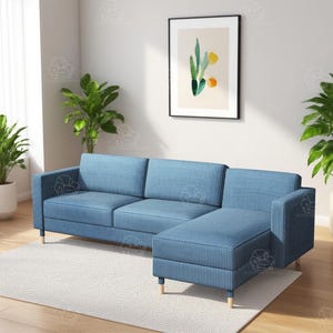 Replacement Cover For LANDSKRONA 4 seats with chaise( 3 seats+chaise)/Landskrona Sofa covers/couch covers/sofa cover/Sofa covers/cover couch