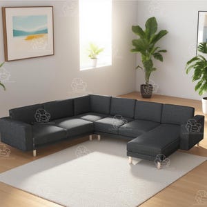 Capa de substituição para NORSBORG 2 assentos + canto + 2 assentos + chaise/capa de sofá Norsborg/capa de sofá Norsborg/capas de sofá/capa de sofá para Norsborg