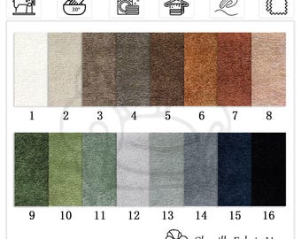 Sofa Cover Fabric Sample: Velvet/Corduroy/Cotton /Linen/Flannel/Sofa Coarse/Granular /Leather