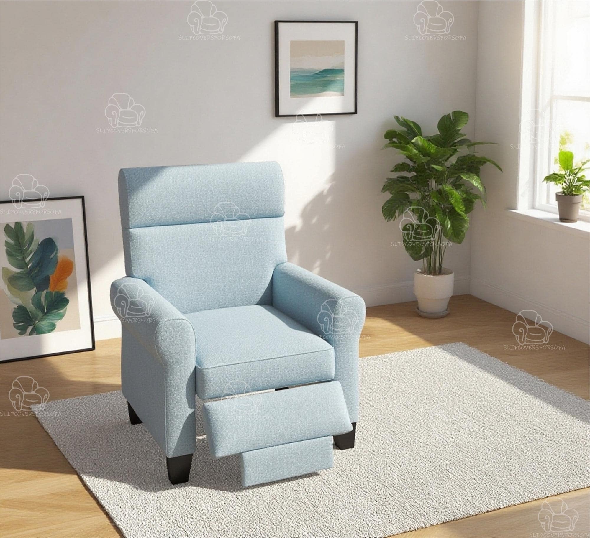 70's Vinyl Recliner Chair Covers Recliner Headrest Protector