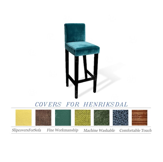 Replacement Cover For HENRIKSDAL Bar Chair cushion,400+ fabric options,Custom Color,Sofa reupholstering