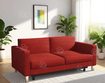 Ikea Karlstad 3 人掛けソファカバー、Ikea Karlstad 交換カバー、Ikea