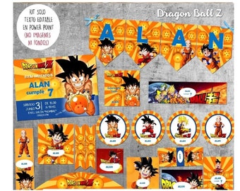Dragon Ball Z Party Etsy Dragon Ball Z Party Etsy