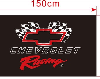 Chevy racing custom flag
