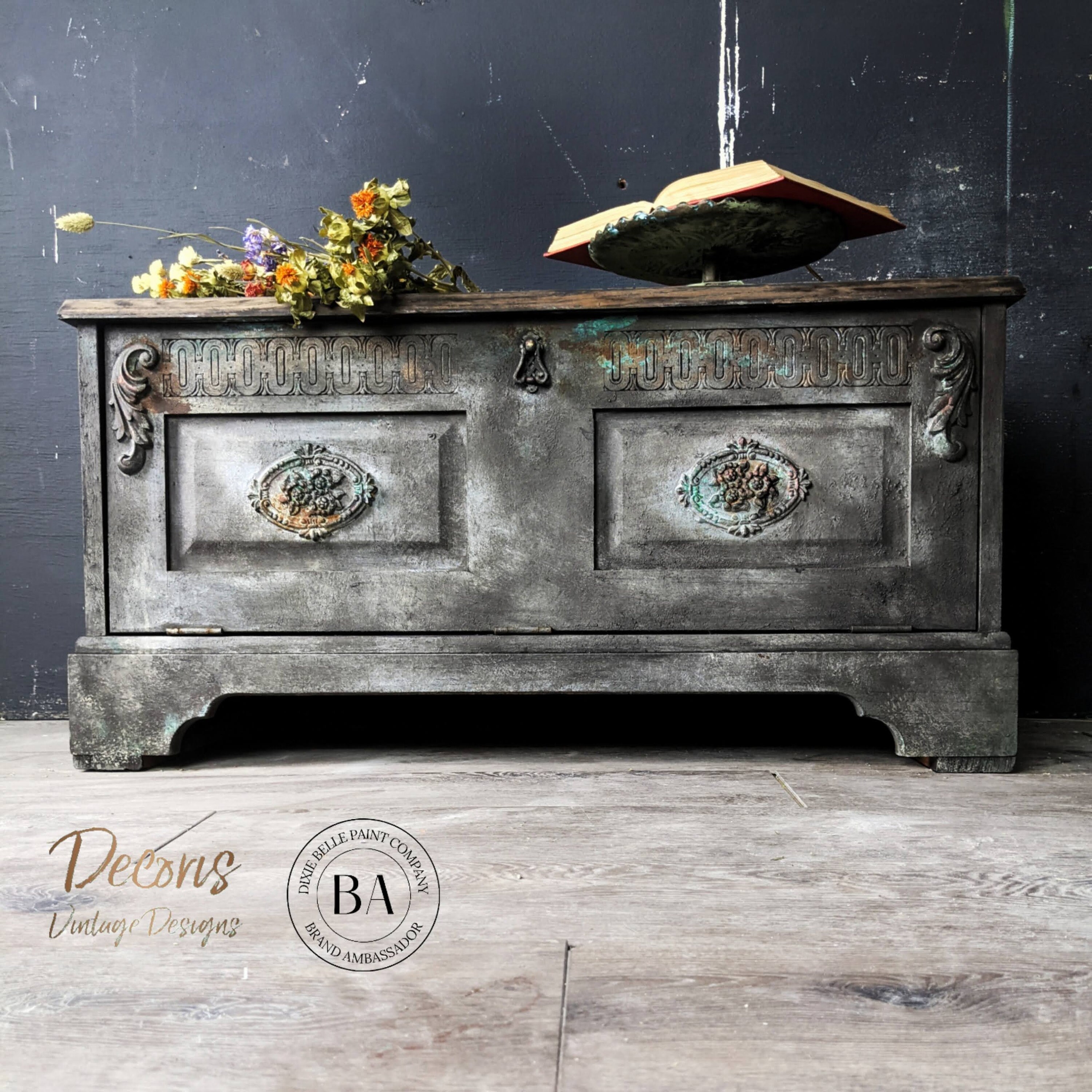 Gabinete pequeño Sala de estar Centro de medios Pintado | Etsy